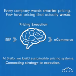 Pricing execution dashboard connecting pricing strategy to ERP and CPQ systems for predictable profitability