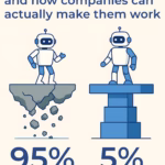 Why AI pilots fail: robots on unstable stepping stones versus a stable platform