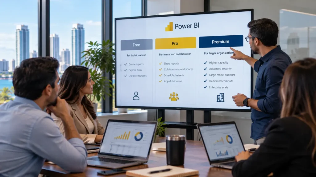Which Power BI license do we need? - Sisifo